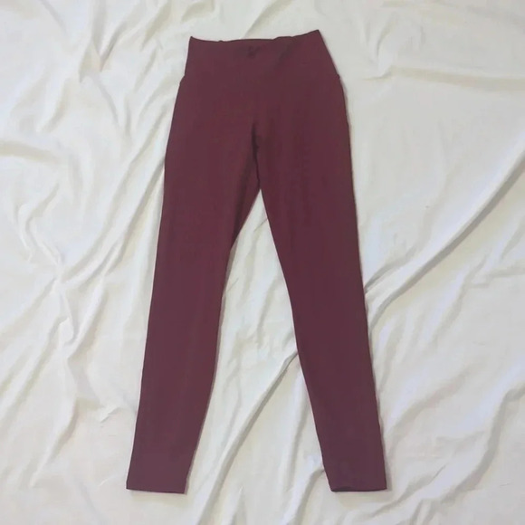 Fabletics Define PowerHold® Mid-Rise Legging, Color Black Cherry Size XXS - Picture 3 of 14